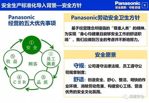 松下电器安全生产标准化工作及电经营增值信业务介绍